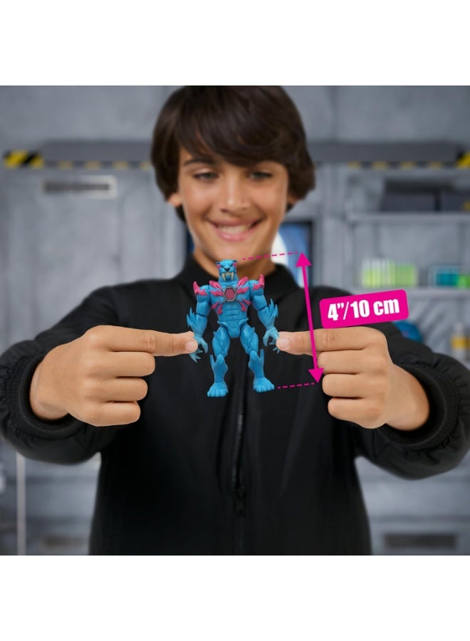 MrBeast Lab عبوة واحدة من مختبر MRBEAST هايبرد، امزج واطابق ملايين التركيبات لإنشاء الوحش النهائي وكشف أجزاء الوحش الفردية لإنشاء 1 من 10 شخصيات هايبرد بطول 4 إنش، أكثر من 30 لجمعها. - Image 2